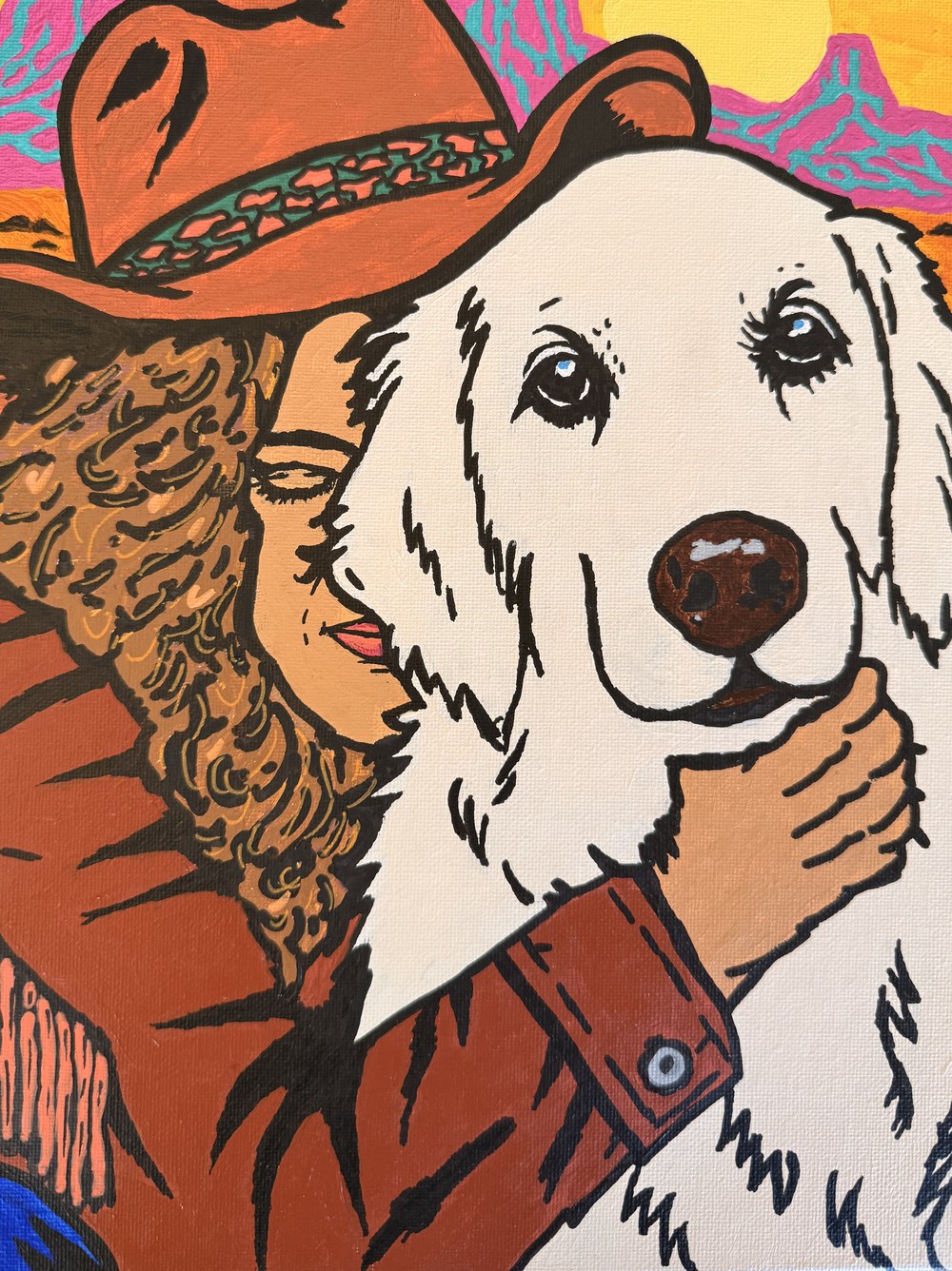 Indiana — western & Sedona pop art painting by Dania